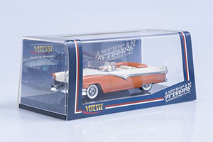 FORD FAIRLANE OPEN CONVERTIBLE 1956 MANDARIN ORANGE/COLONIAL WHIT — фото 12