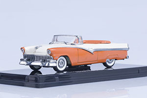 FORD FAIRLANE OPEN CONVERTIBLE 1956 MANDARIN ORANGE/COLONIAL WHIT — фото 5