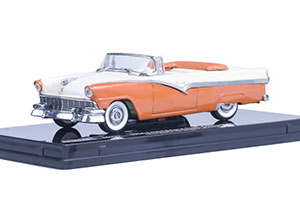 FORD FAIRLANE OPEN CONVERTIBLE 1956 MANDARIN ORANGE/COLONIAL WHIT