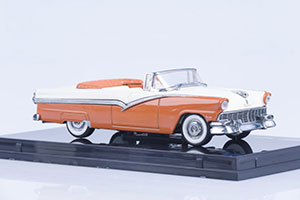 FORD FAIRLANE OPEN CONVERTIBLE 1956 MANDARIN ORANGE/COLONIAL WHIT — фото 2