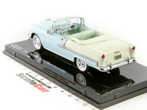 CHEVROLET BEL AIR OPEN CONVERTIBLE 1955 LIGHT BLUE — фото 4