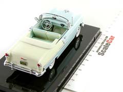 CHEVROLET BEL AIR OPEN CONVERTIBLE 1955 LIGHT BLUE — фото 5