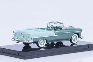 CHEVROLET BEL AIR OPEN CONVERTIBLE 1955 NEPTUNE GREEN — фото 3
