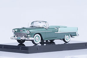 CHEVROLET BEL AIR OPEN CONVERTIBLE 1955 NEPTUNE GREEN — фото 5