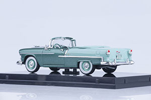CHEVROLET BEL AIR OPEN CONVERTIBLE 1955 NEPTUNE GREEN — фото 8