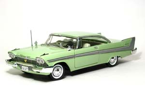 PLYMOUTH BELVEDERE COUPE 1958 LIGHT GREEN 