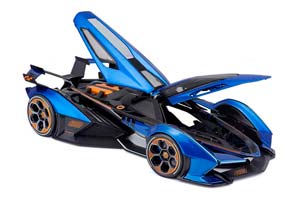 LAMBORGHINI LAMBO V12 VISION GRAN TURISMO 2020 BLUE / ЛАМБОРГИНИ В12 ВИЖН СИНИЙ — фото 3