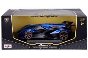 LAMBORGHINI LAMBO V12 VISION GRAN TURISMO 2020 BLUE / ЛАМБОРГИНИ В12 ВИЖН СИНИЙ — фото 5