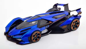 LAMBORGHINI LAMBO V12 VISION GRAN TURISMO 2020, BLUE METALLIC BLACK