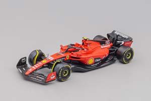 FERRARI F1 SF-23 TEAM SCUDERIA FERRARI №55 SEASON 2023 CARLOS SAINZ, RED BLACK