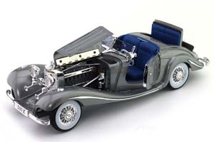MERCEDES 500K TYPE SPECIAL ROADSTER 1936 SILVER — фото 3