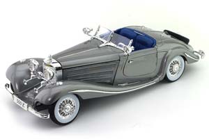 MERCEDES 500K TYPE SPECIAL ROADSTER 1936 SILVER — фото 12