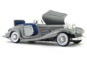 MERCEDES 500K TYPE SPECIAL ROADSTER 1936 SILVER — фото 9