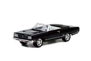 PLYMOUTH GTX CONVERTIBLE (LOT #1370.1) 1969 BLACK/WHITE INTERIOR (ДЛИНА МОДЕЛИ 6-10 СМ)