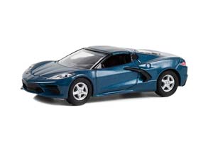 CHEVROLET CORVETTE C8 STINGRAY 1LT (LOT #421.2) 2020 SHADOW GRAY (ДЛИНА МОДЕЛИ 6-10 СМ)