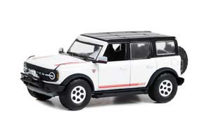 FORD BRONCO BRONCO 66 FIRST EDITION (LOT #3001) 2021 OXFORD WHITE/BLACK ROOF (ДЛИНА МОДЕЛИ 6-10 СМ)