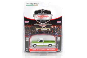 CHEVROLET C-10 CUSTOM ПИКАП (LOT #798) 1972 GREEN/WHITE (ДЛИНА МОДЕЛИ 6-10 СМ)