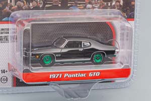PONTIAC GTO 1971, STARLIGHT BLACK GREENLIGHT!!! (ДЛИНА МОДЕЛИ 6-10 СМ) — фото 2