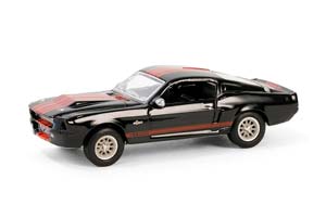 FORD MUSTANG ELEANOR (SCOTTSDALE 2023) 1967 RAVEN BLACK WITH RED STRIPES