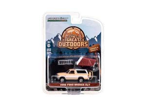 FORD BRONCO XLT 4Х4 С ПАЛАТКОЙ 1996  LIGHT SADDLE/OXFORD WHITE (ДЛИНА МОДЕЛИ 6-10 СМ) — фото 2