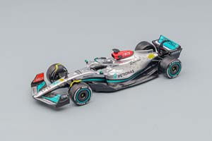 MERCEDES GP F1 W13E TEAM MERCEDES-AMG PETRONAS F1 N 44 SEASON 2022 LEWIS HAMILTON, SILVER GREEN