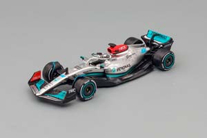MERCEDES GP F1 W13E TEAM MERCEDES-AMG PETRONAS F1 N 63 SEASON 2022 GEORGE RUSSEL, SILVER GREEN