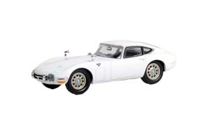 TOYOTA 2000 GT РУЛЬ СПРАВА, БЕЛЫЙ (ДЛИНА МОДЕЛИ 3-5 СМ)