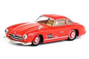 MERCEDES-BENZ 300SL W198 КРАСНЫЙ (ДЛИНА МОДЕЛИ 3-5 СМ)