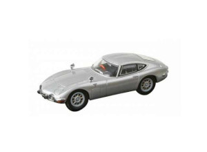 TOYOTA 2000 GT РУЛЬ СПРАВА, СЕРЕБРИСТЫЙ (ДЛИНА МОДЕЛИ 3-5 СМ)