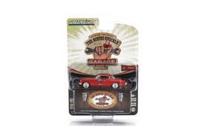STUDEBAKER COMMANDER STARLINER "BUSTED KNUCKLE GARAGE SPEED SHOP" 1954 ORANGE/BLACK STRIPES (ДЛИНА МОДЕЛИ 6-10 СМ) — фото 1