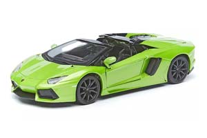 LAMBORGHINI AVENTADOR LP 700-4 ROADSTER SPAL / ЛАМБОРГИНИ АВЕНТАДОР ЗЕЛЕНАЯ (СБОРКА БЕЗ КЛЕЯ) — фото 2