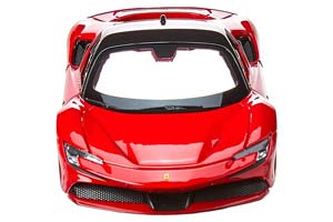 FERRARI SF90 STRADALE RED / ФЕРРАРИ СФ90 СТРАДАЛЕ КРАСНЫЙ (СБОРКА БЕЗ КЛЕЯ) — фото 6
