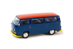 VW T2 BUS 1968 BLUE/RED