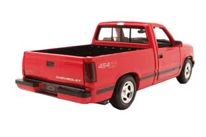 CHEVROLET 454 SS PICK-UP 1993 / ШЕВРОЛЕ ПИКАП КРАСНЫЙ (СБОРКА БЕЗ КЛЕЯ) — фото 3