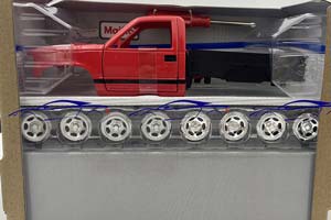CHEVROLET 454 SS PICK-UP 1993 / ШЕВРОЛЕ ПИКАП КРАСНЫЙ (СБОРКА БЕЗ КЛЕЯ) — фото 8