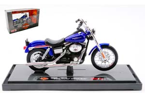 HARLEY-DAVIDSON FXDBI DYNA STREET BOB 2006 / ХАРЛЕЙ-ДЭВИДСОН ДИНА СТРИТ БОБ СИНИЙ (ДЛИНА 11,9 СМ)