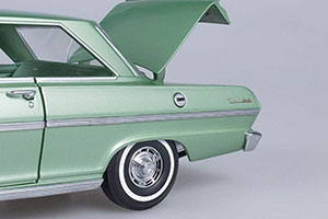 CHEVROLET NOVA 1963 LAUREN GREEN — фото 12