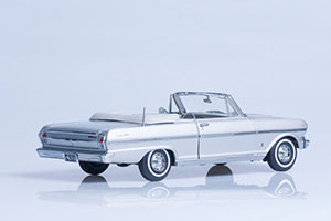 CHEVROLET NOVA CONVERTIBLE 1963 SILVER — фото 2