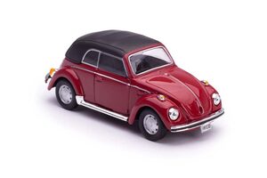 VW VOLKSWAGEN 1200 KAFER (BEETLE) CABRIO КРАСНЫЙ С ЧЕРНЫМ ТЕНТОМ — фото 3