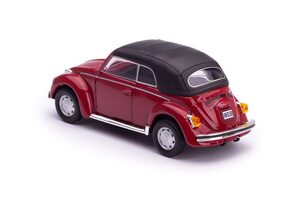 VW VOLKSWAGEN 1200 KAFER (BEETLE) CABRIO КРАСНЫЙ С ЧЕРНЫМ ТЕНТОМ — фото 4