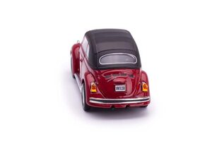 VW VOLKSWAGEN 1200 KAFER (BEETLE) CABRIO КРАСНЫЙ С ЧЕРНЫМ ТЕНТОМ — фото 6