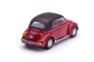 VW VOLKSWAGEN 1200 KAFER (BEETLE) CABRIO КРАСНЫЙ С ЧЕРНЫМ ТЕНТОМ — фото 2
