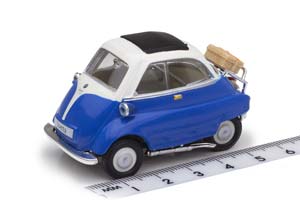 BMW ISETTA 250 С ЧЕМОДАНОМ, (В БОКСЕ) / БМВ ИСЕТТА 250 СИНИЙ