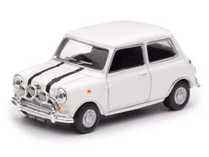 MINI COOPER ИЗ ОРИГИНАЛЬНОГО ФИЛЬМА ОГРАБЛЕНИЕ ПО-ИТАЛЬЯНСКИ (THE ITALIAN JOB) БЕЛЫЙ
