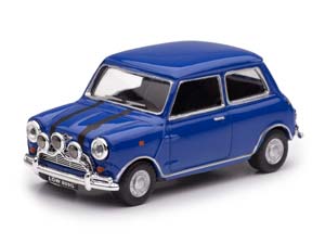 MINI COOPER ИЗ ОРИГИНАЛЬНОГО ФИЛЬМА ОГРАБЛЕНИЕ ПО-ИТАЛЬЯНСКИ (THE ITALIAN JOB) СИНИЙ