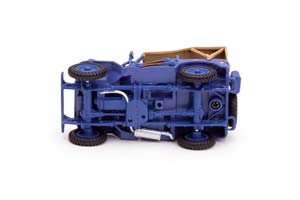 JEEP 1/4 TON MILITARY VEHICLE СИНИЙ С БЕЖЕВЫМ ТЕНТОМ — фото 8