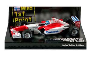 TOYOTA TF102 GP AUSTRALIA 1ST POINT 2002