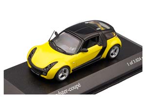 SMART ROADSTER COUPE 2003, YELLOW
