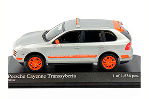 PORSCHE CAYENNE TRANSSYBERIA 2007 SILVER WITH ORANGE — фото 3