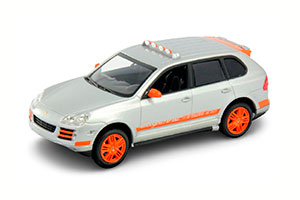 PORSCHE CAYENNE TRANSSYBERIA 2007 SILVER WITH ORANGE
